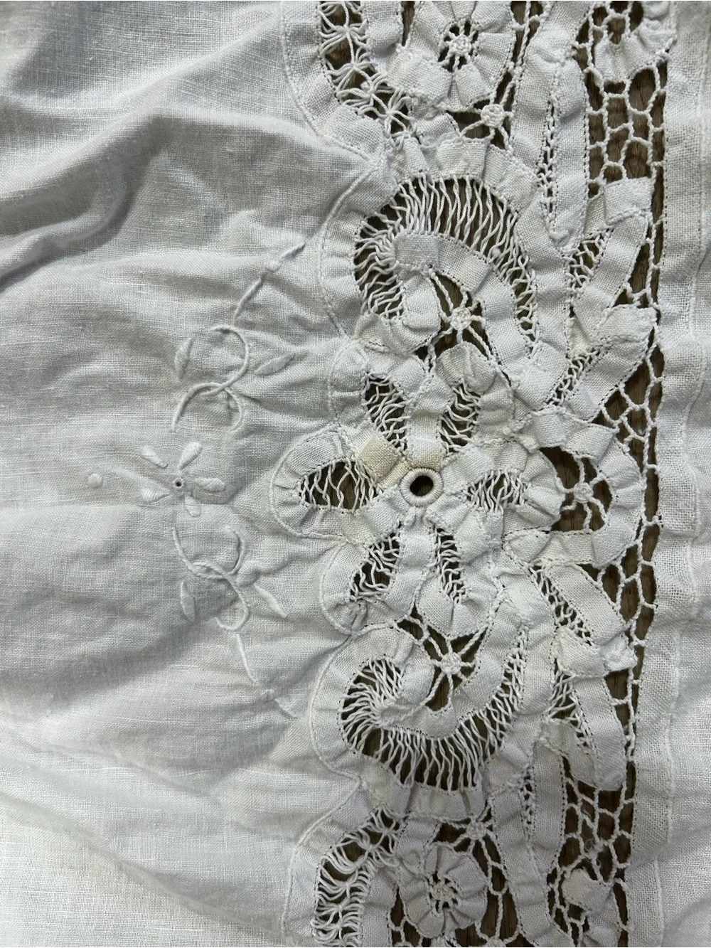 White Lace Tablecloth